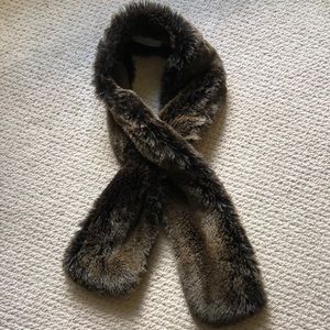 Restoration Hardware faux fur stole
